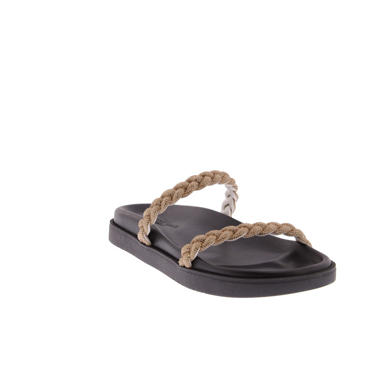 Vincent Vega slippers goud 2