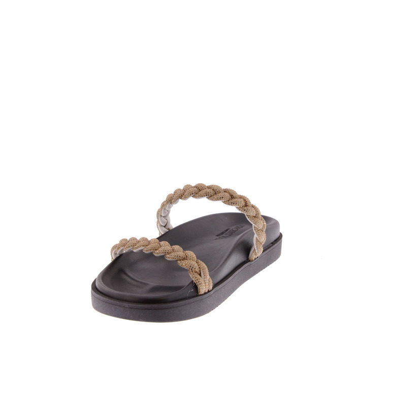 Vincent Vega slippers goud 3