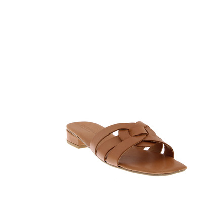 Vincent Vega slippers cognac