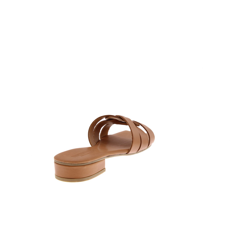 Vincent Vega slippers cognac 4