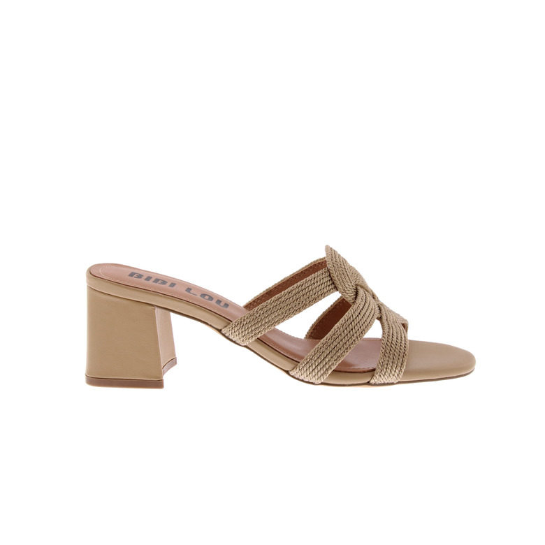 Bibi Lou thong slippers camel 1
