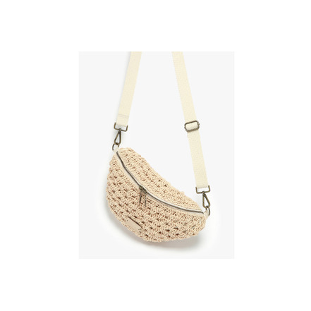 Woomen Vegan crossbody ecru