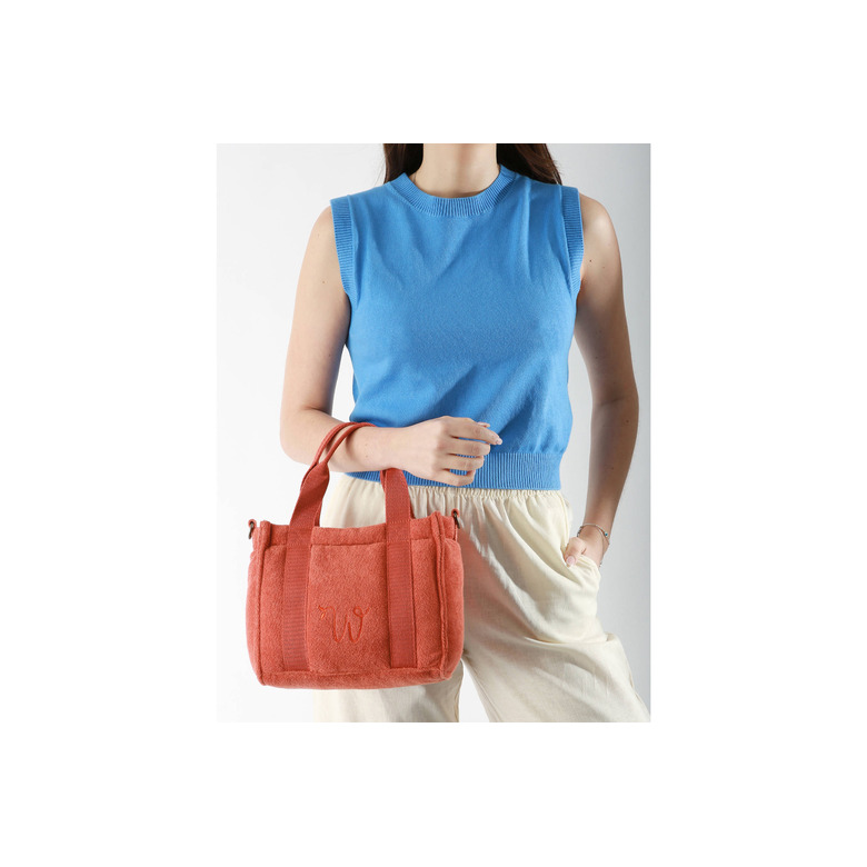 Woomen Vegan handbag orange 4