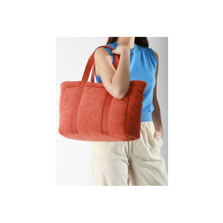 Woomen Vegan shopper orange 4
