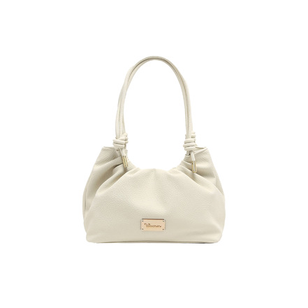 Woomen Vegan shoulder bag ecru