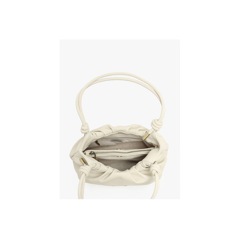 Woomen Vegan sac porté épaule ecru 3