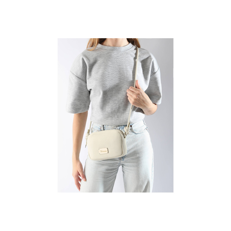 Woomen Vegan crossbody ecru 4