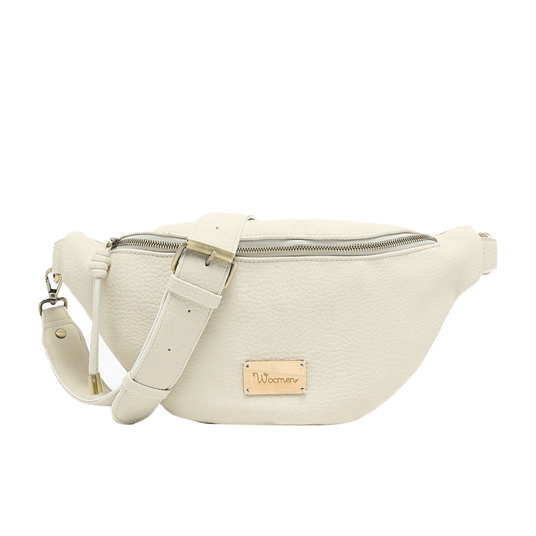 Woomen Vegan crossbody ecru