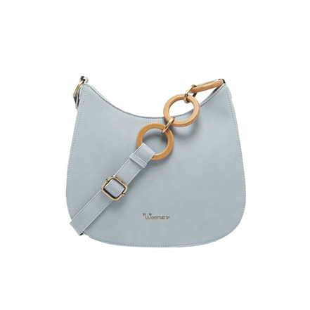 Woomen Vegan shoulder bag blue