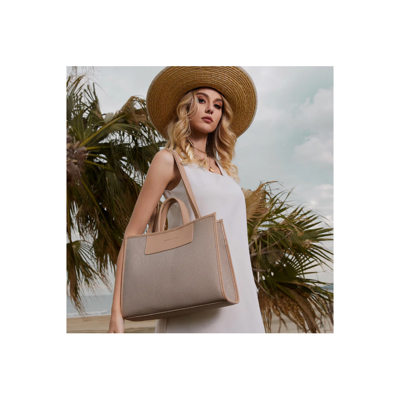 Arthur & Aston sac à main taupe 4