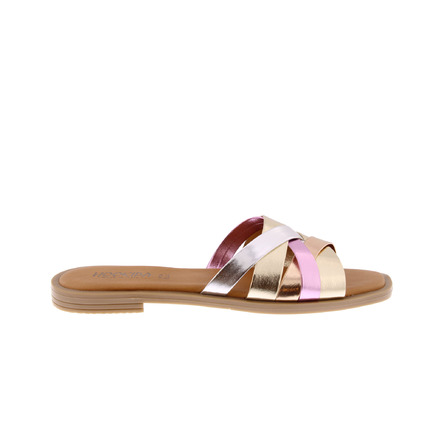 Chelini thong slippers multicolor