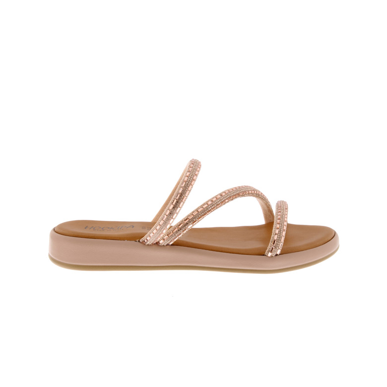 Chelini thong slippers pink