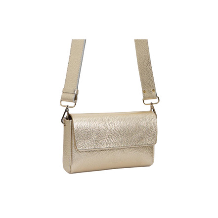 Ann Kurz crossbody gold