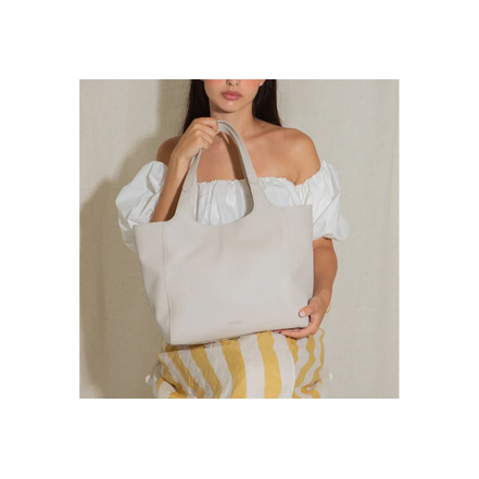 Ann Kurz shoulder bag ecru