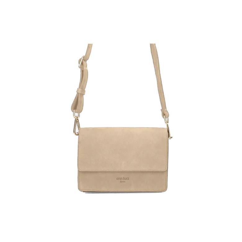 Ann Kurz umhängetasche beige