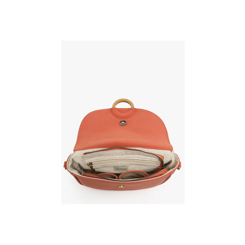 Woomen Vegan crossbody orange 3