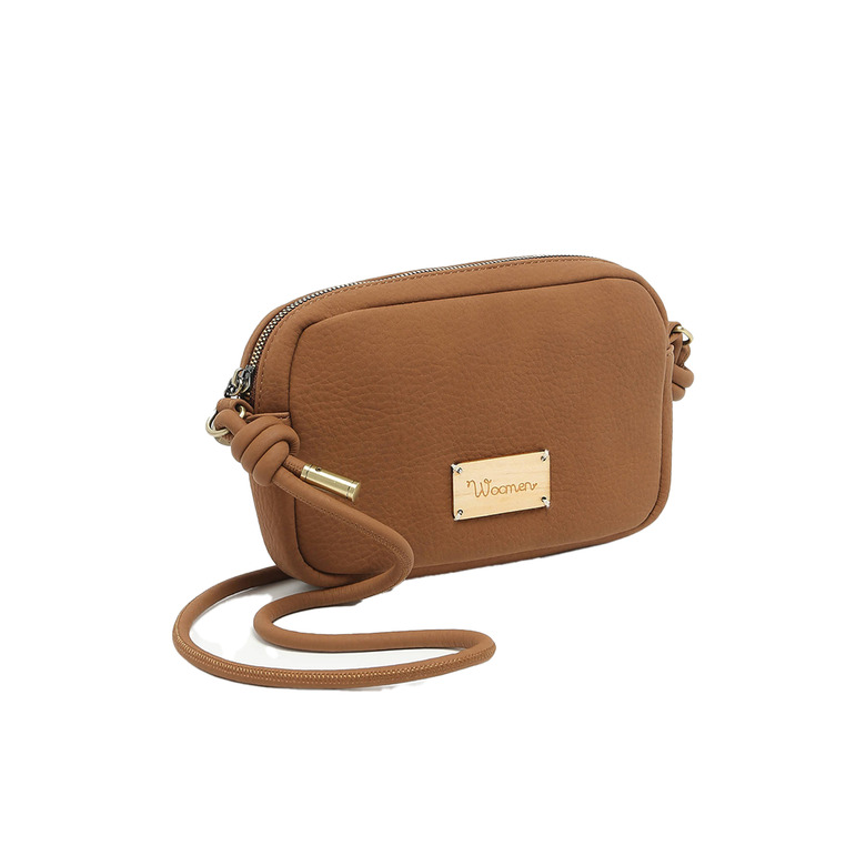 Woomen Vegan crossbody brown 2