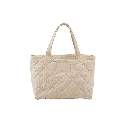 Seidenfelt shopper beige