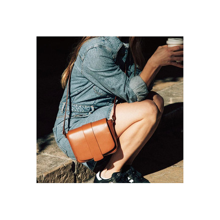 Ann Kurz crossbody brown