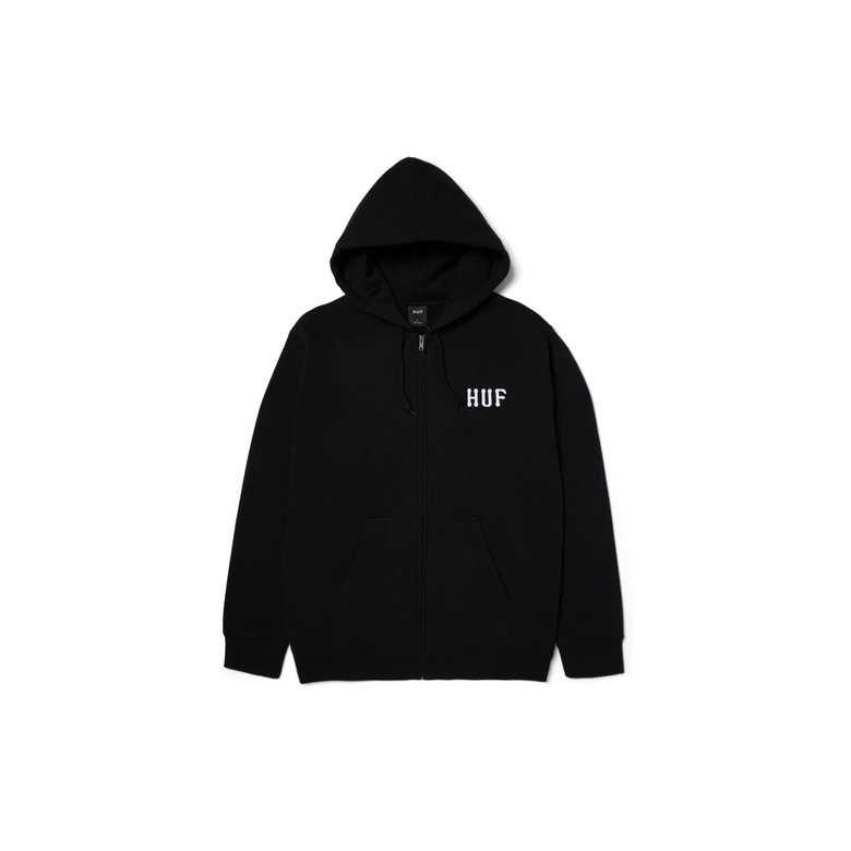 Huf hoodie black 1