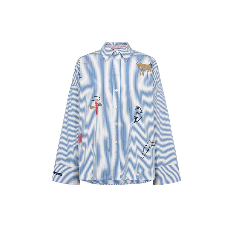 Numph blouse blauw