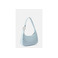 Seidenfelt schultertasche blau 2