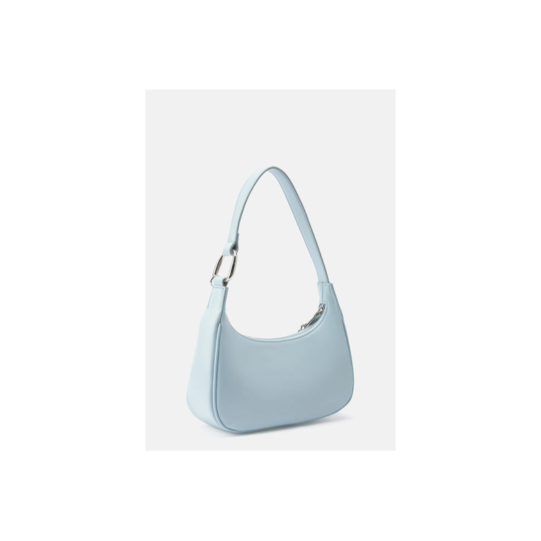 Seidenfelt schultertasche blau 2