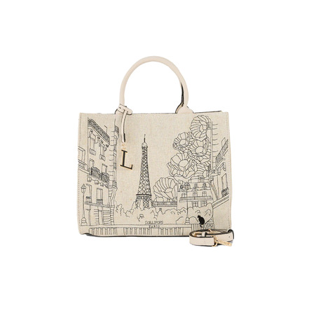 Lollipops shopper ecru
