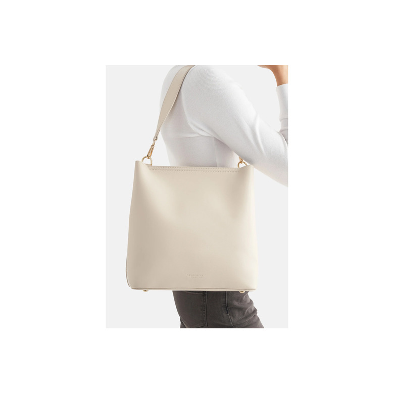 Seidenfelt sac porté épaule ecru 4