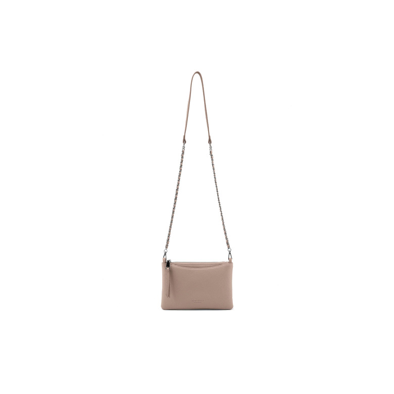 Seidenfelt crossbody lightbrown