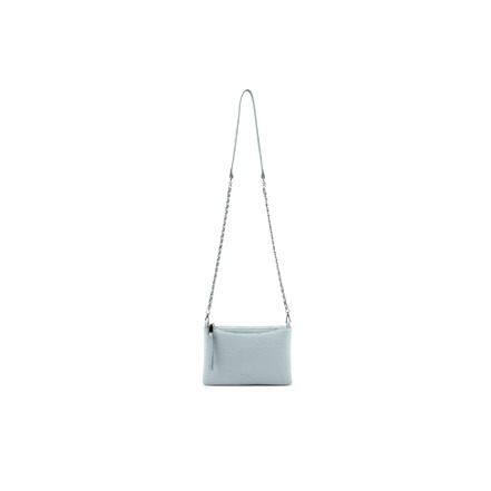 Seidenfelt umhängetasche blau