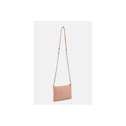 Seidenfelt umhängetasche rosa
