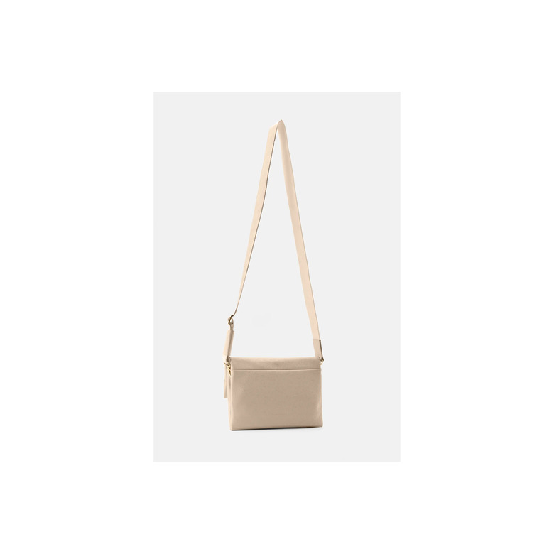 Seidenfelt umhängetasche beige 2