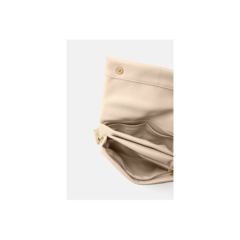 Seidenfelt umhängetasche beige 3