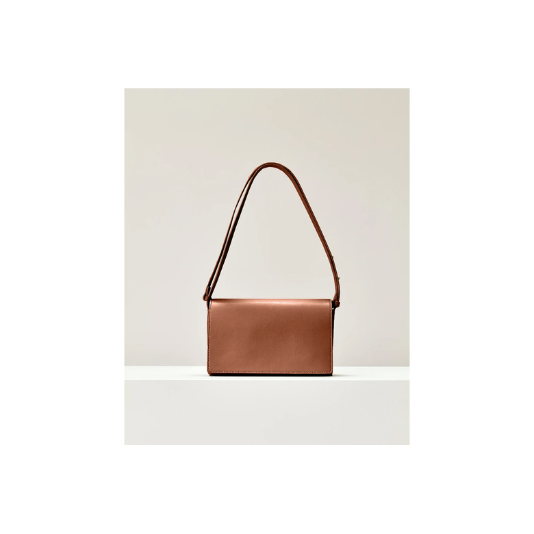 Lies Mertens schoudertas camel 2