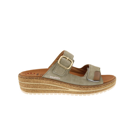 Mephisto Mobils thong slippers green