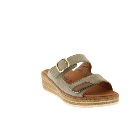 Mephisto Mobils thong slippers green