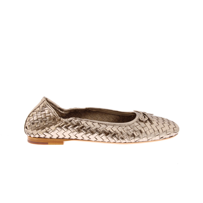 Allan K ballerinas gold