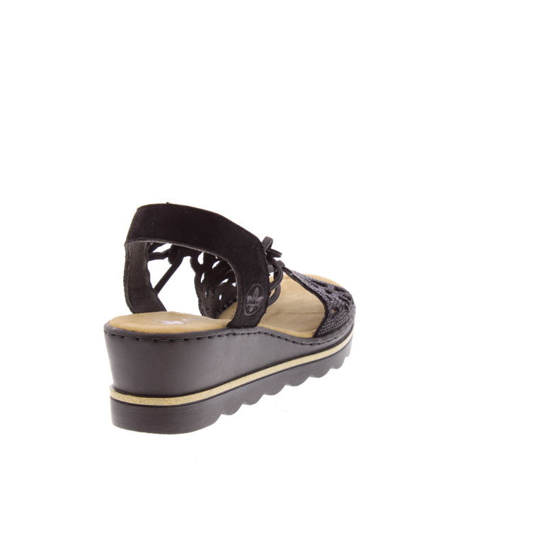 Rieker sandals black 4