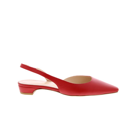 Bianca Di slingbacks red