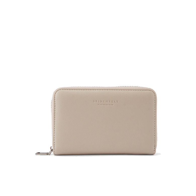Seidenfelt wallet ecru 1