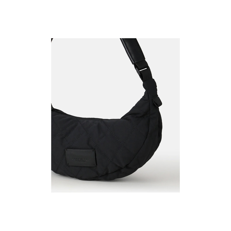 Seidenfelt schultertasche schwarz 3