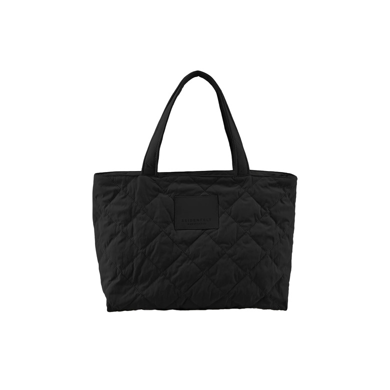 Seidenfelt shopper schwarz