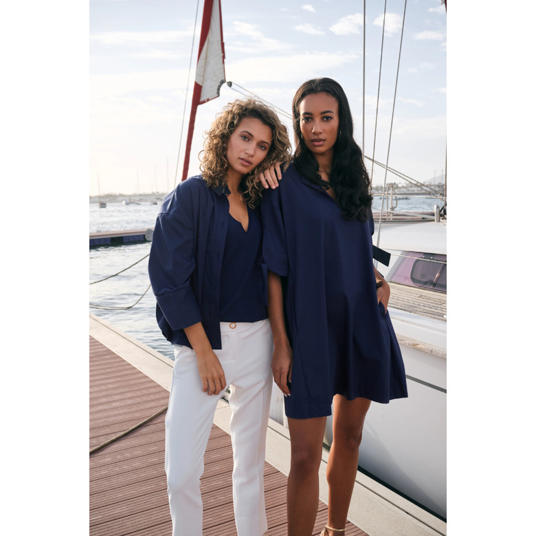 Due Amanti jurk blauw 2