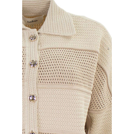 Ba&sh cardigan ecru
