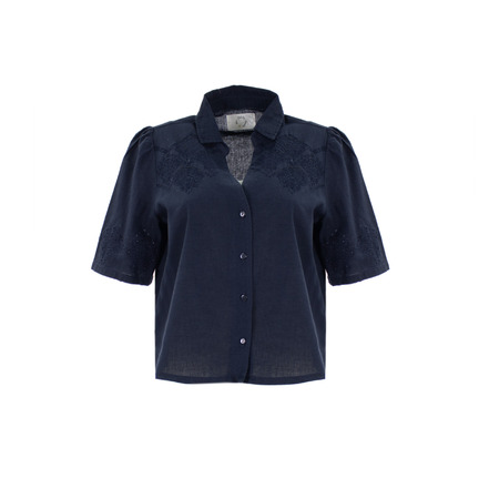 Des Petits Hauts blouse blauw