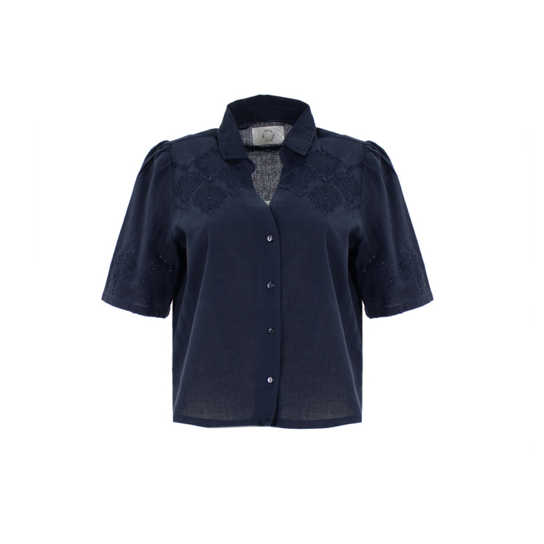 Des Petits Hauts blouse blauw