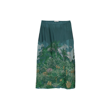 Nathalie Vleeschouwer rok groen