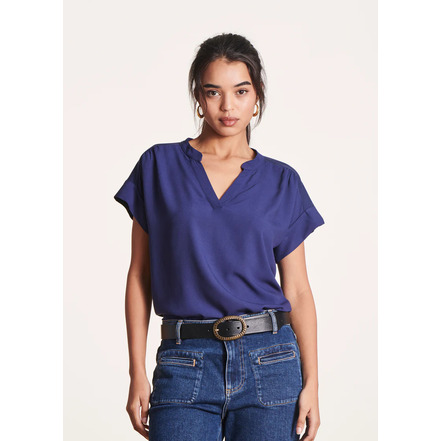 La Fee Maraboutee bluse blau