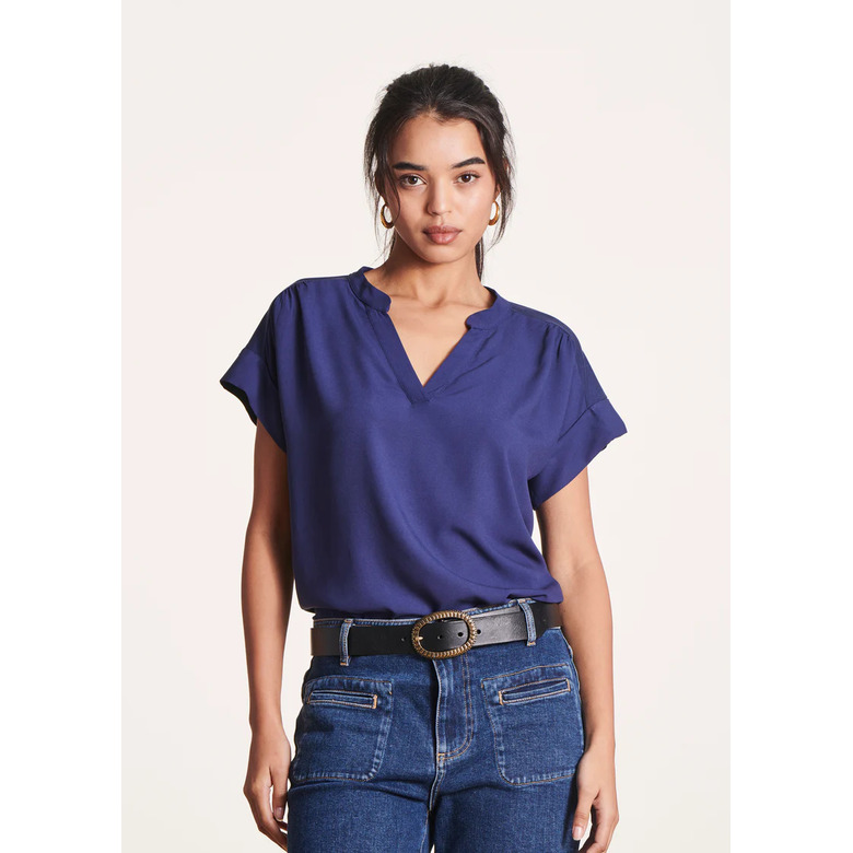 La Fee Maraboutee bluse blau 2